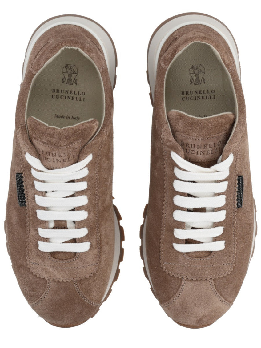 Brown Solid Sneakers 5