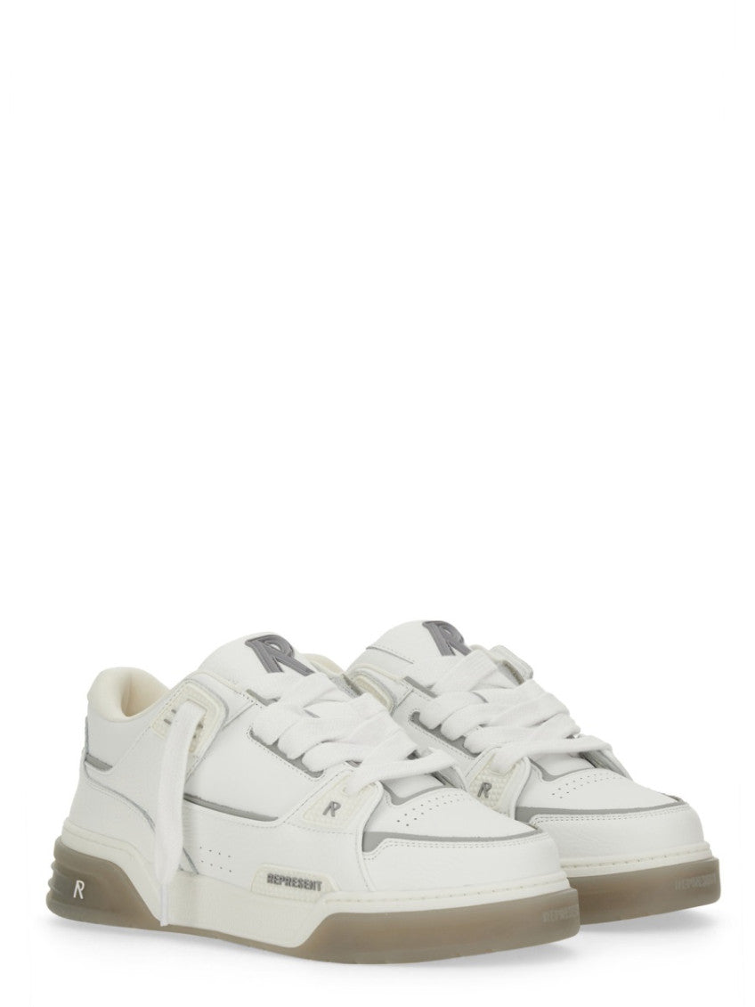 White Solid Studio Sneakers 4