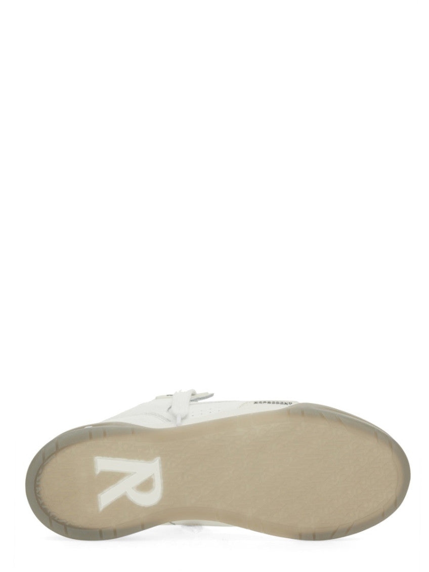 White Solid Studio Sneakers 7