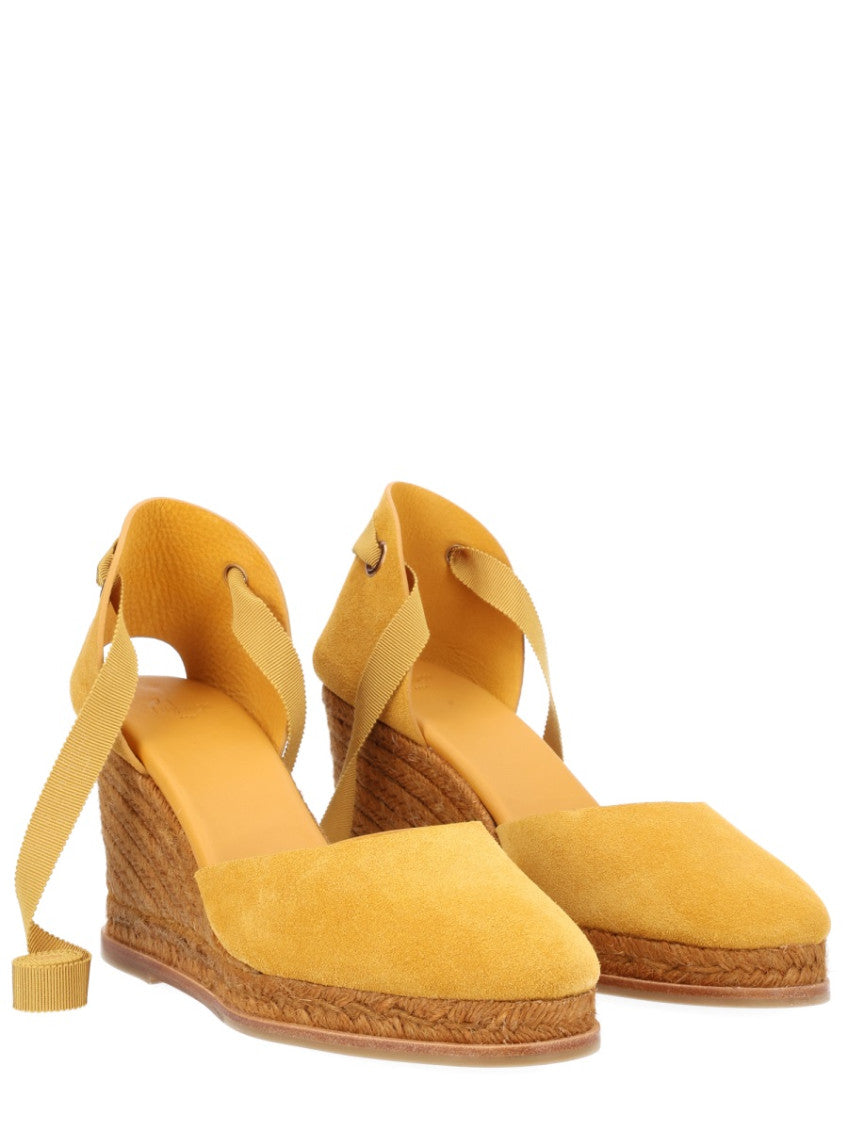 Orange Solid Camila Wedges 2