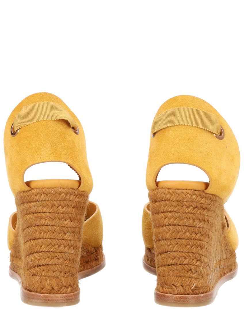 Orange Solid Camila Wedges 4