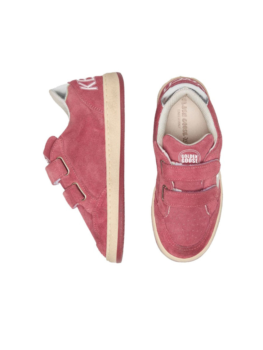 Kids Pink Logo Sneakers 3