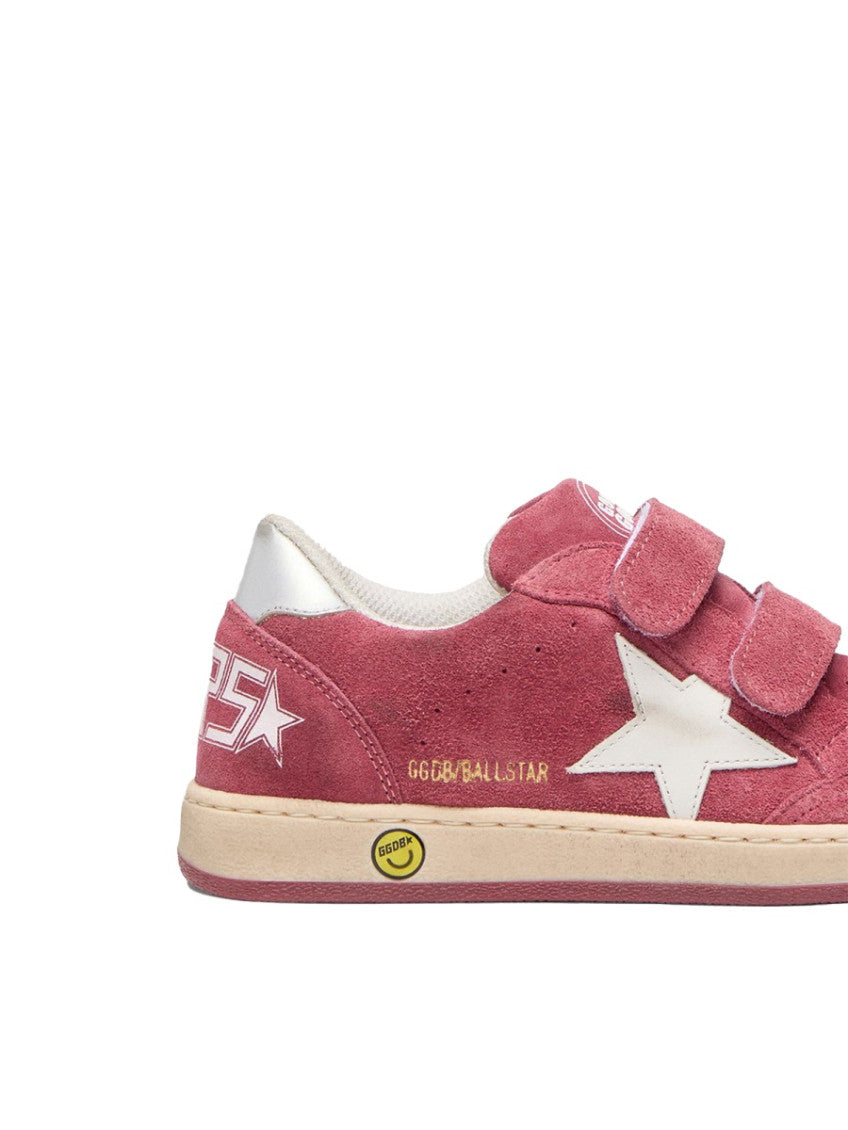 Kids Pink Logo Sneakers 4