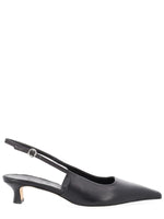 Black Slingback Pumps 1