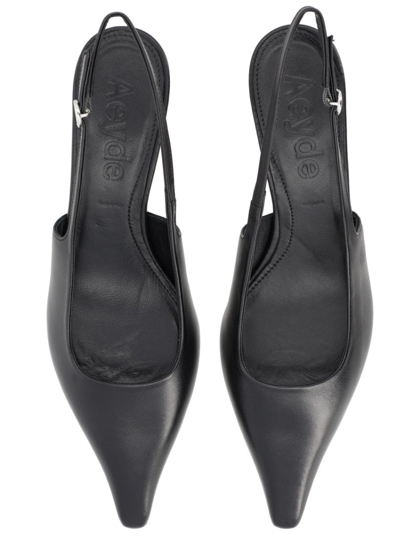 Black Slingback Pumps 5