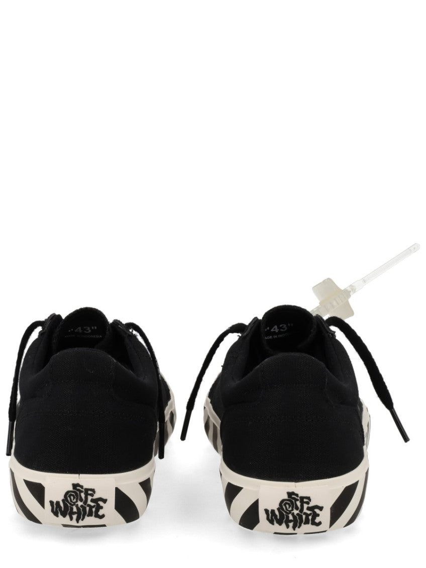 Black Logo Vulc Sneakers 4
