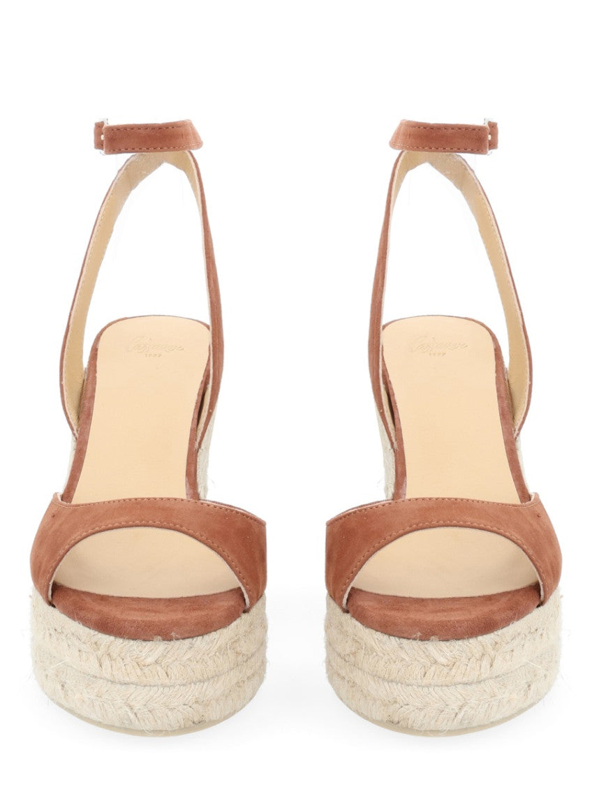 Brown Ankle-strap Wedges 3