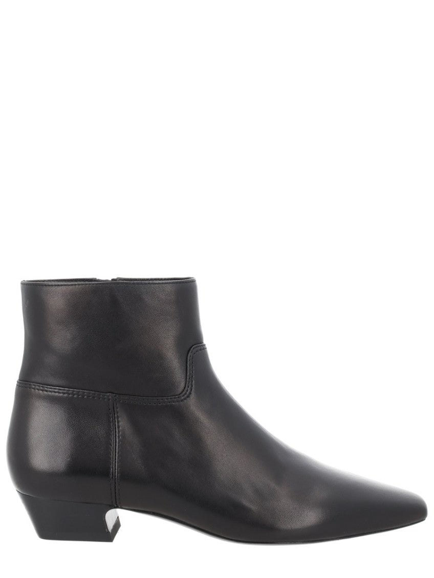 Black Solid Stassi Boots 1