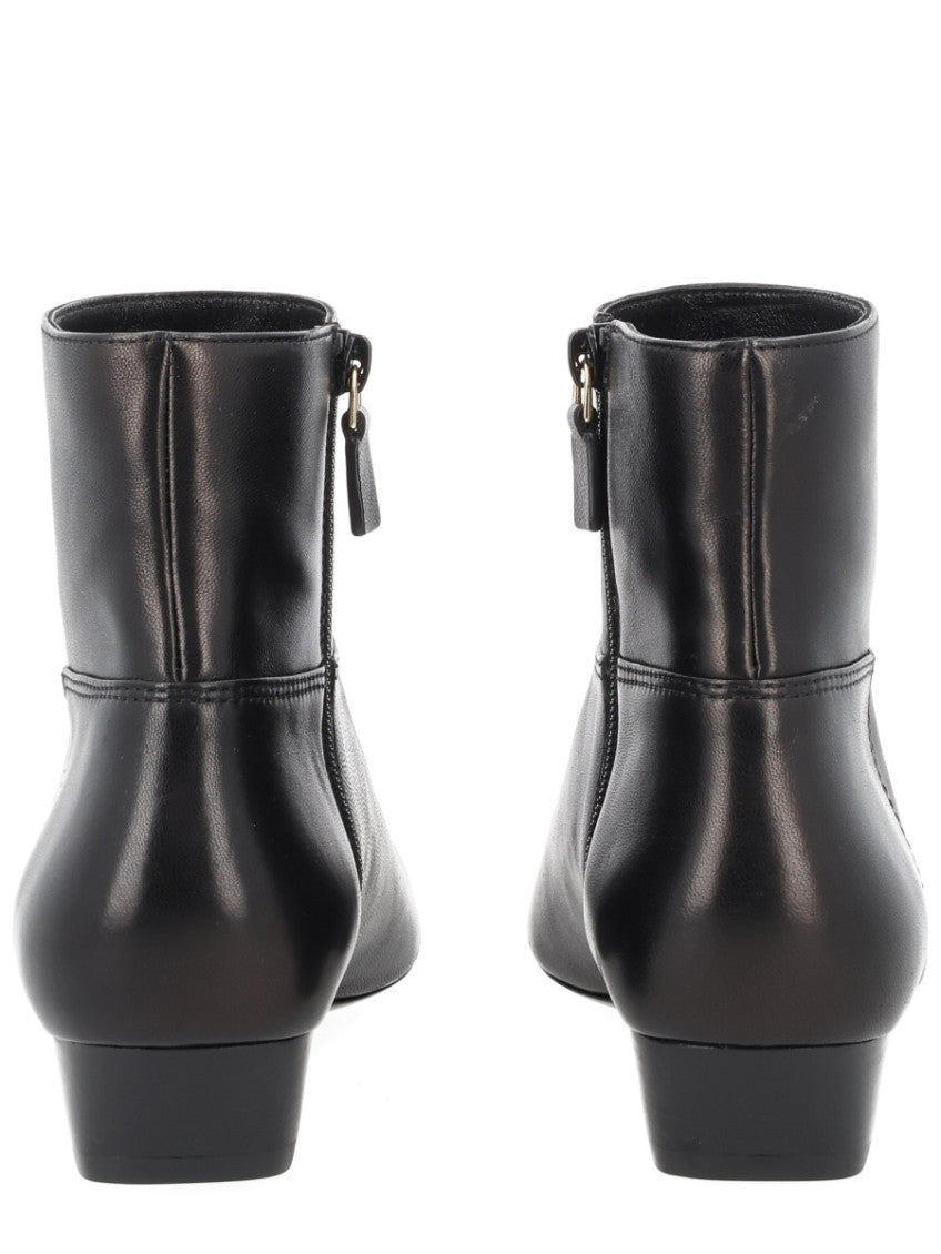 Black Solid Stassi Boots 4
