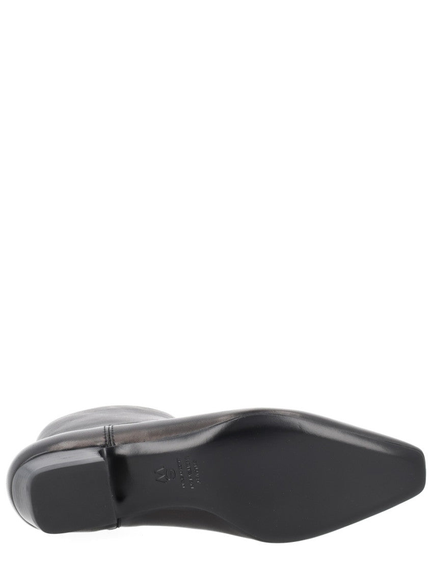 Black Solid Stassi Boots 5