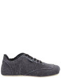 Black Anatomical Canvas Sneakers 1