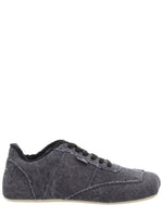 Black Anatomical Canvas Sneakers 1