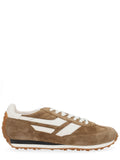 Brown Color Block Sneakers 1