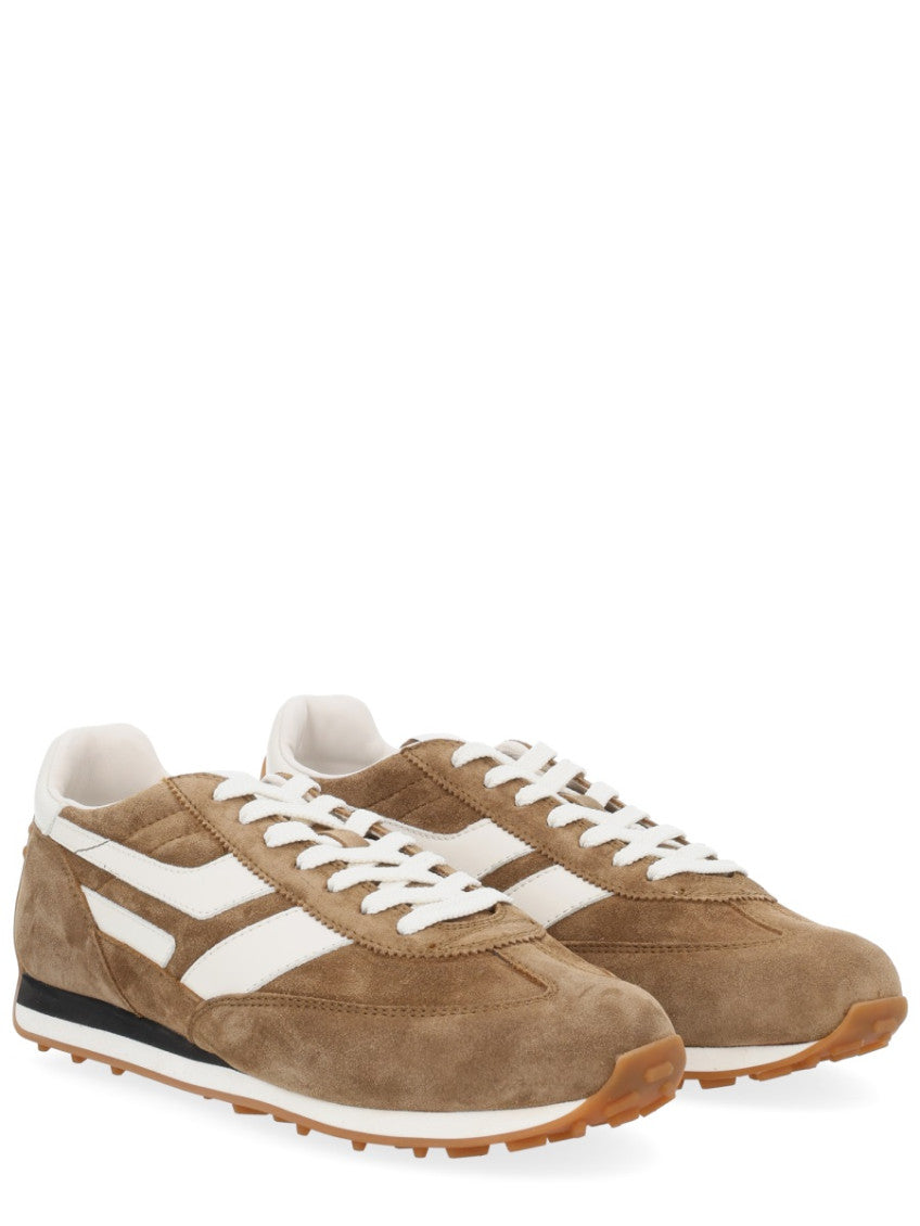 Brown Color Block Sneakers 2
