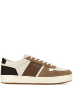 Brown Logo Sneakers 1