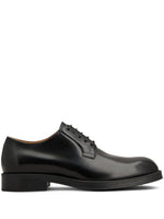 Black Leather Lace Up Shoes 1
