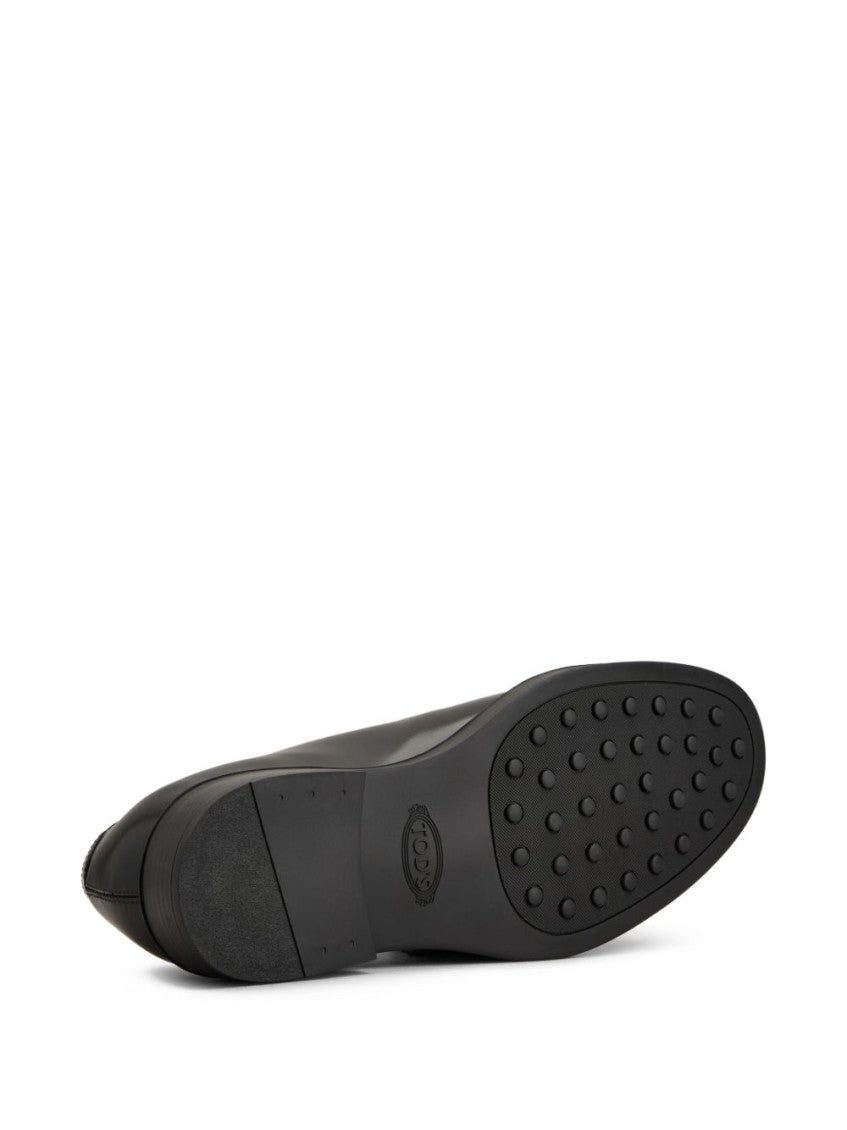 Black Leather Lace Up Shoes 2