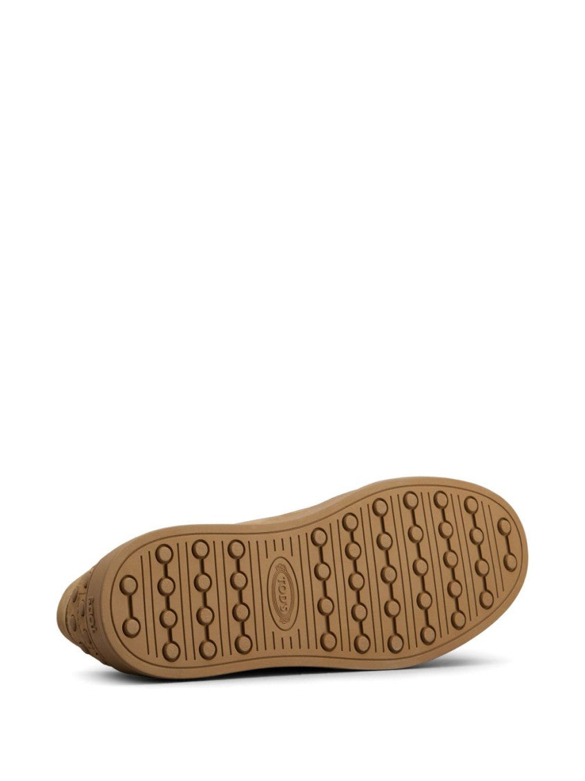 Brown Lace Up Sneakers 3