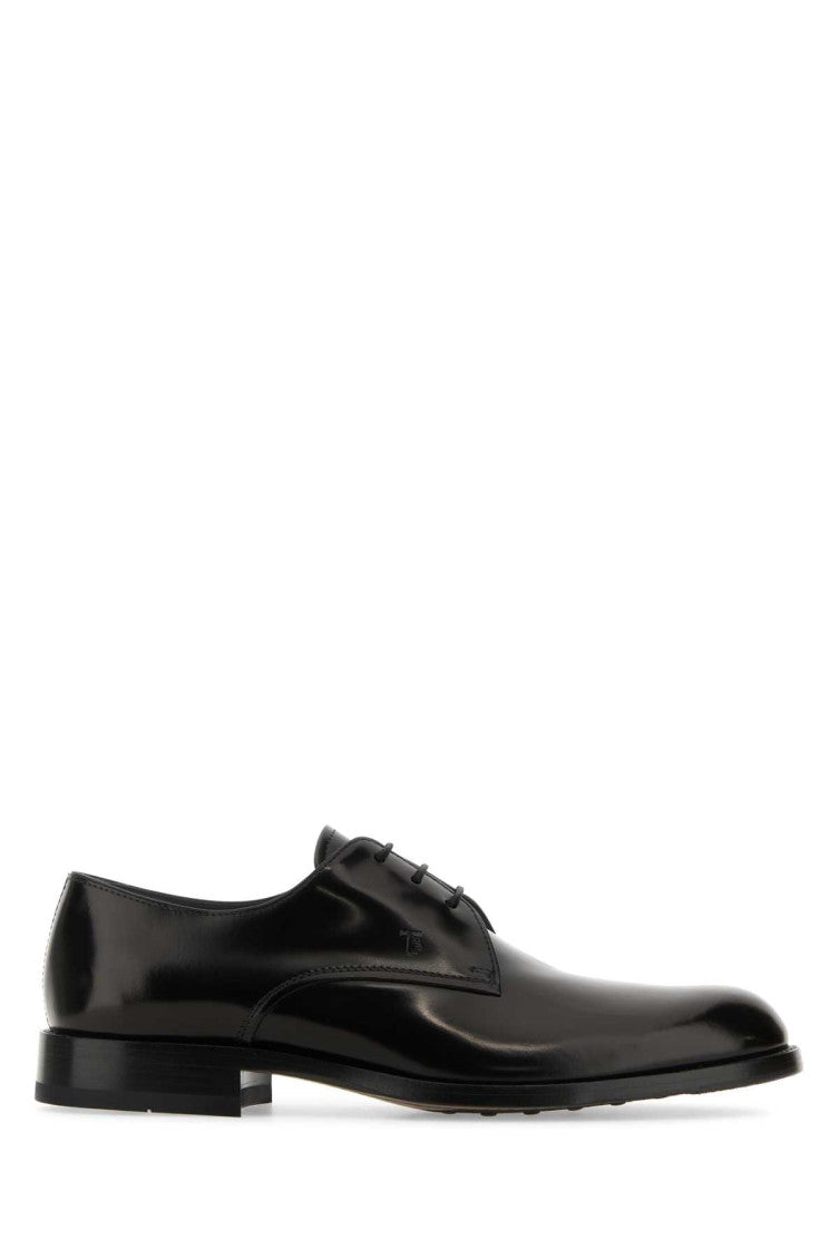 Black Leather Lace Up Shoes 1