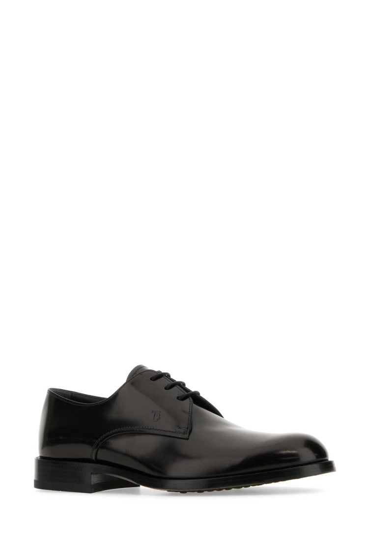 Black Leather Lace Up Shoes 2