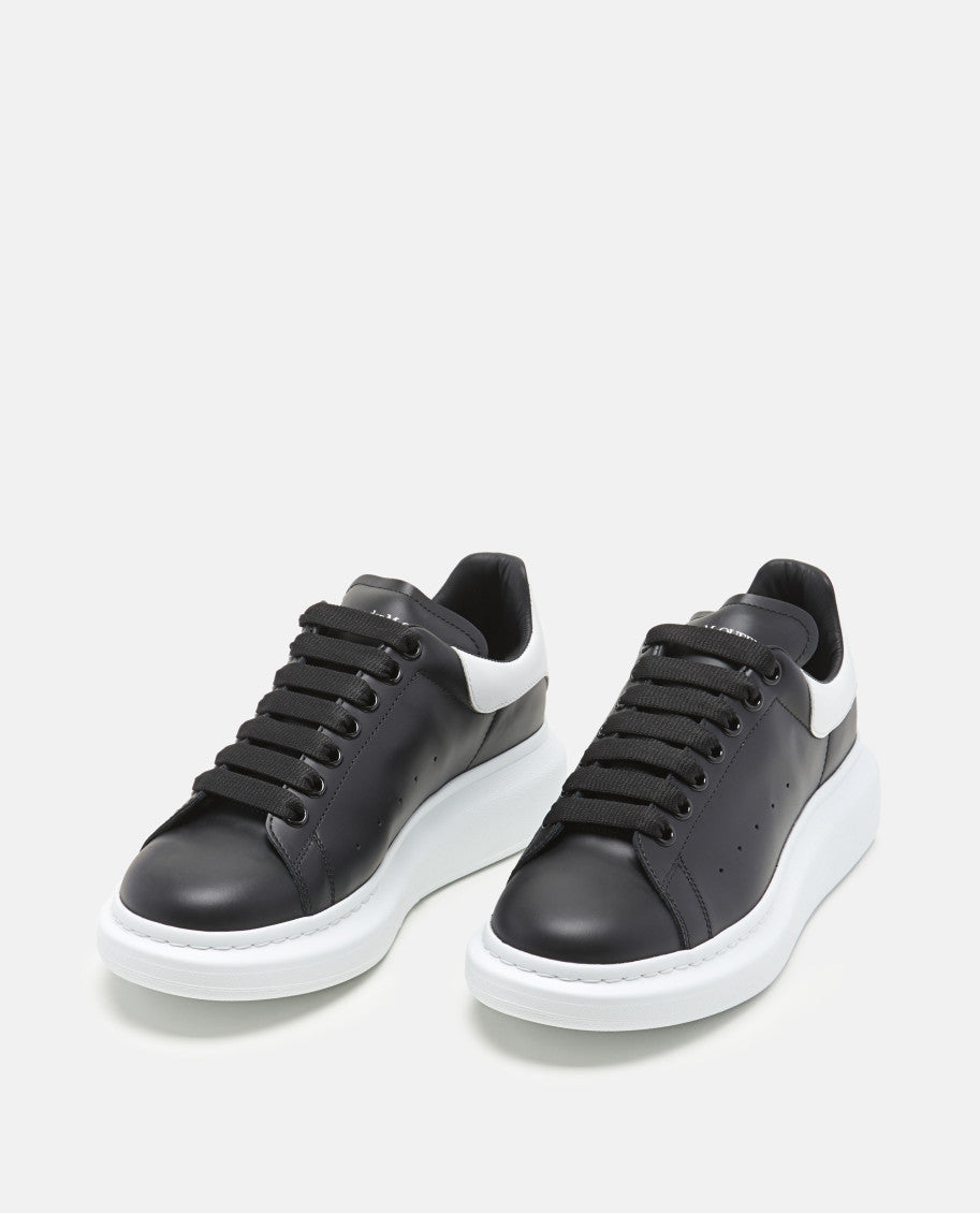 BlackWhite Lace Up Sneakers 2