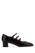 Black Leather Pumps 1