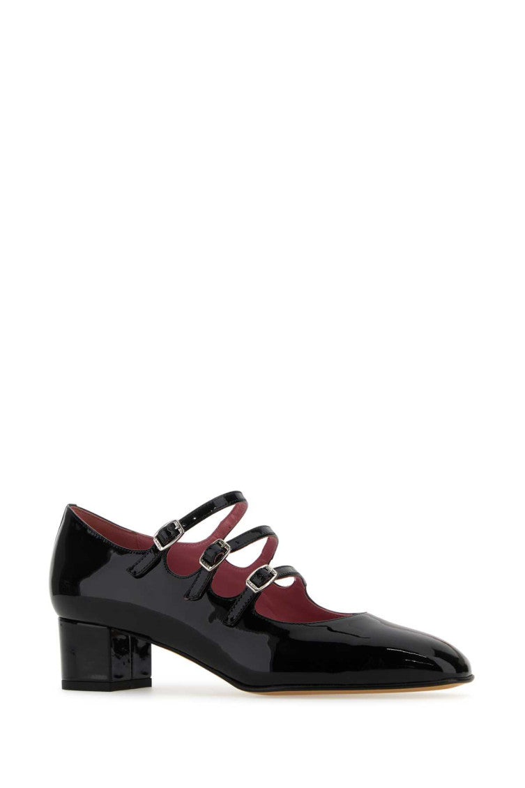 Black Leather Pumps 2