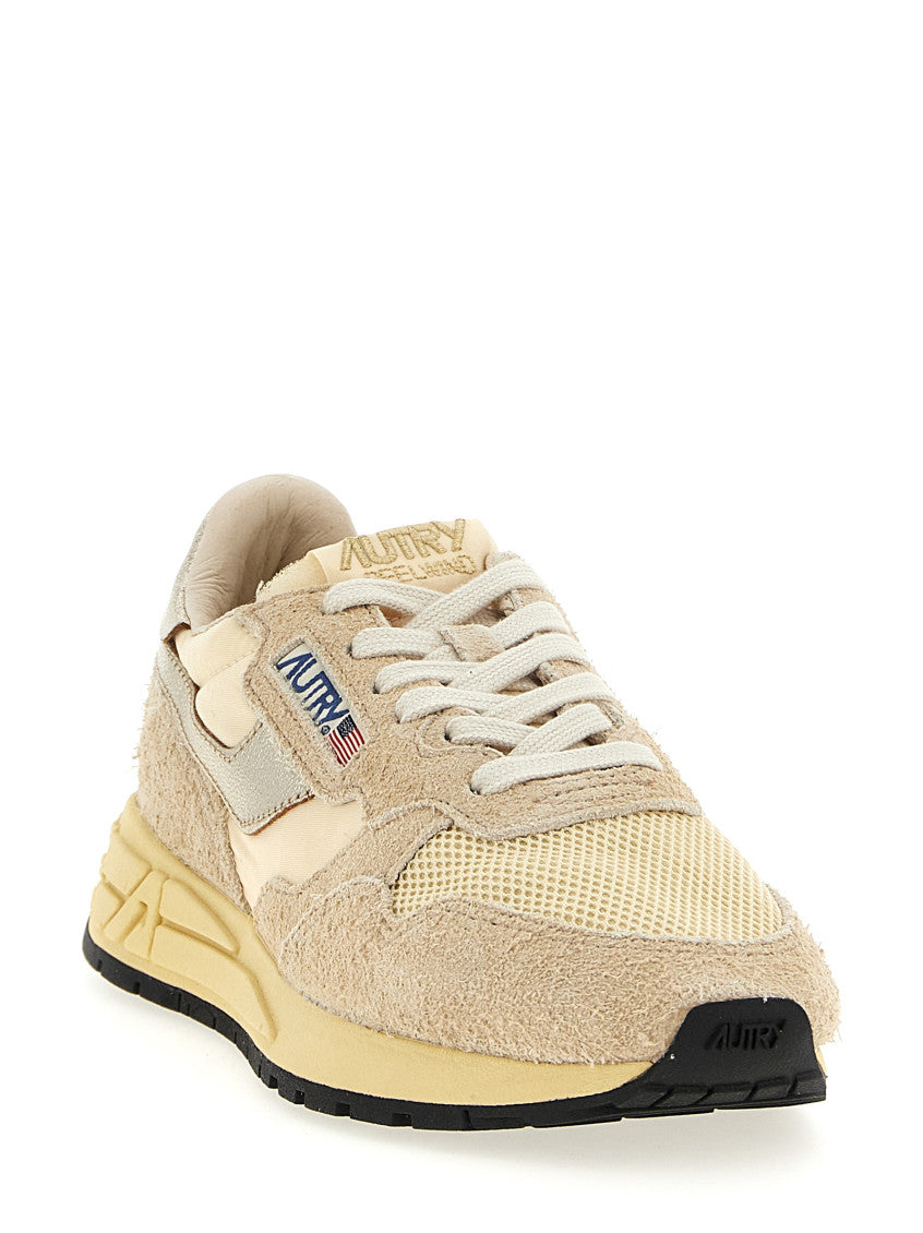 Beige Logo Sneakers 2
