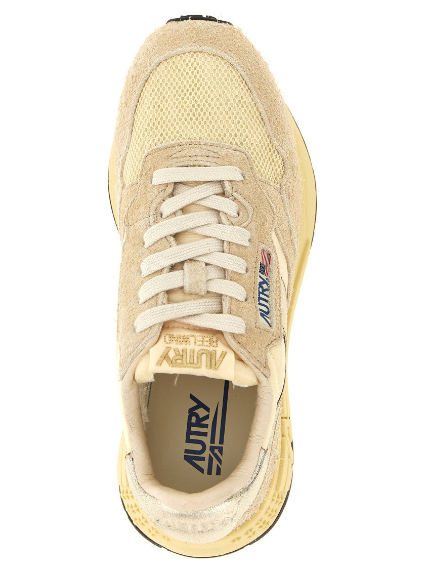 Beige Logo Sneakers 4