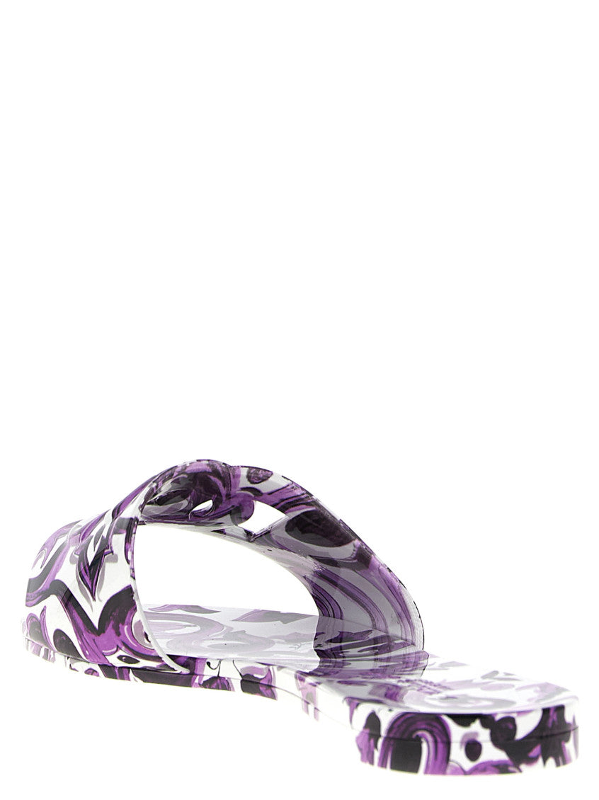 Purple Slip On Slides 3