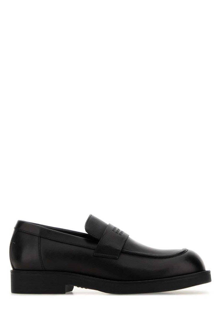 Black Slip On Loafers 1