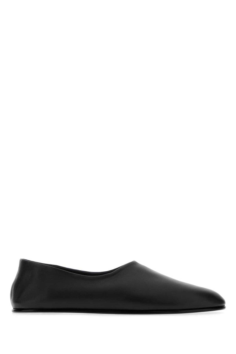 Black Slip On Loafers 1