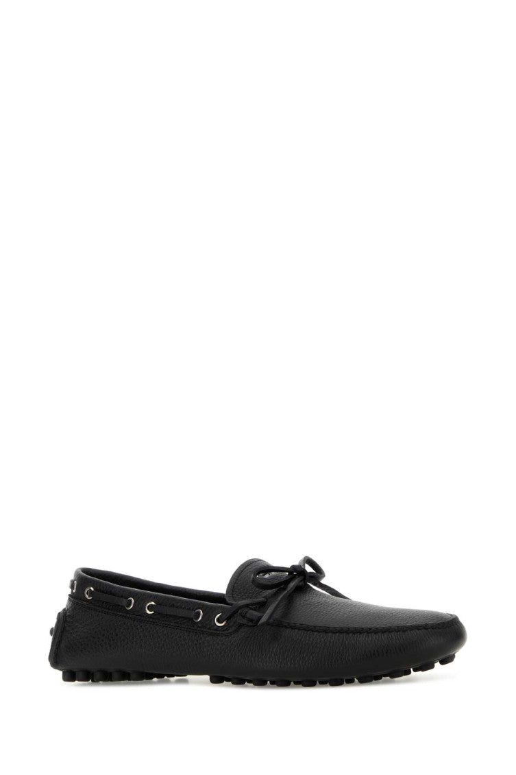 Black Logo Loafers 2