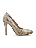 Gold Textured Collection Pumps 1
