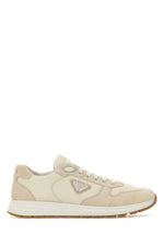 Beige Logo Sneakers 1