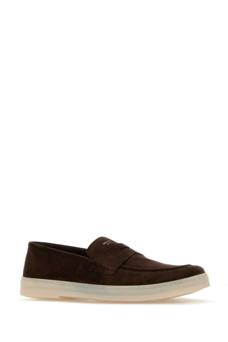 Dark Brown Suede Loafers 2
