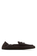 Dark Brown Logo Loafers 1