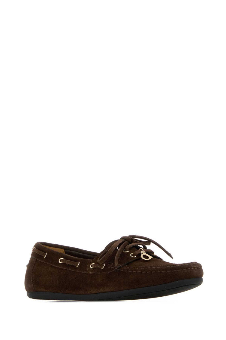 Dark Brown Suede Loafers 2