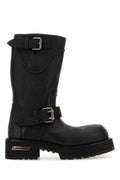 Black Leather Boots 1