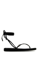 Black Ankle Strap Sandals 1