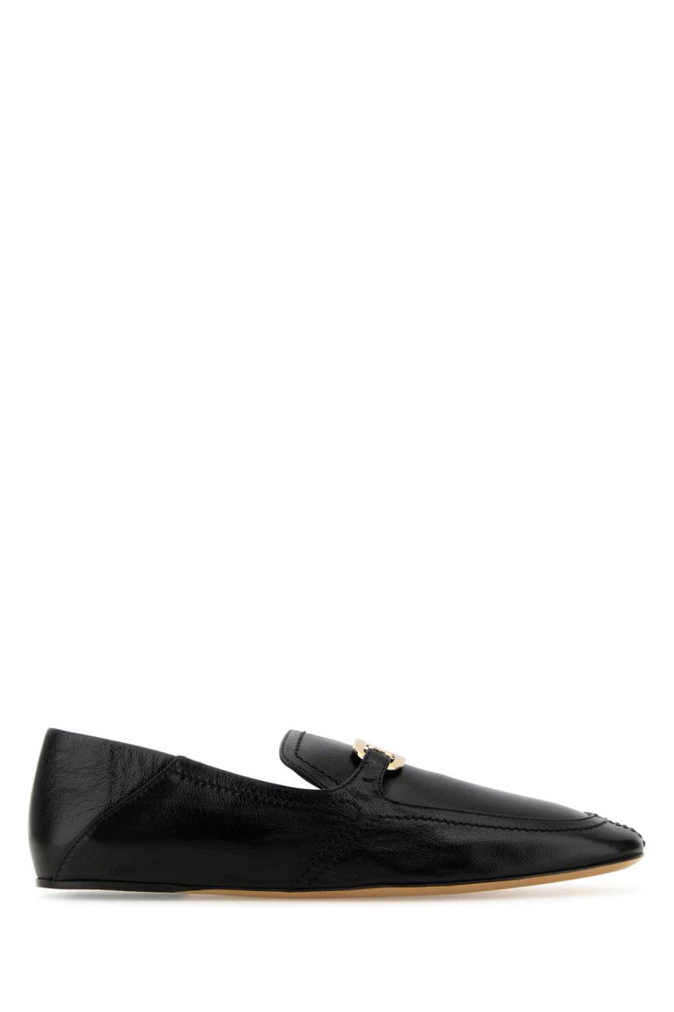 Black Leather Loafers 1