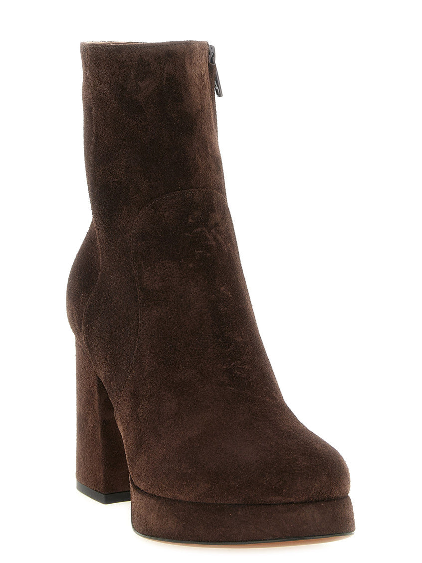 Brown Solid Fawcette Boots 2