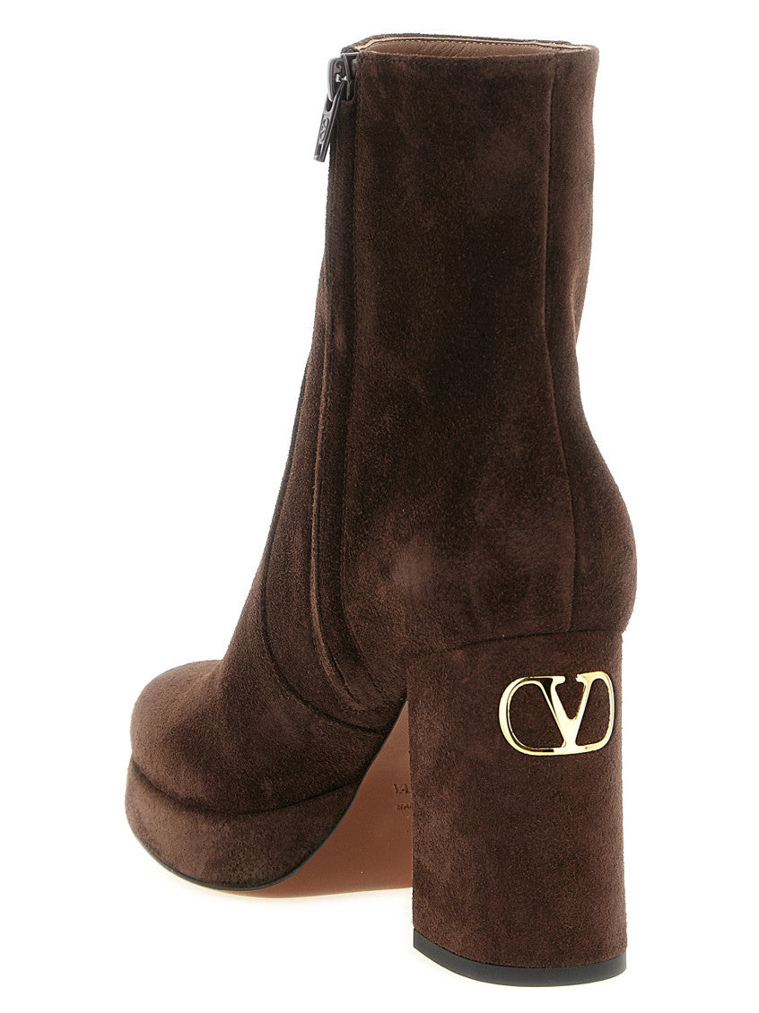 Brown Solid Fawcette Boots 3