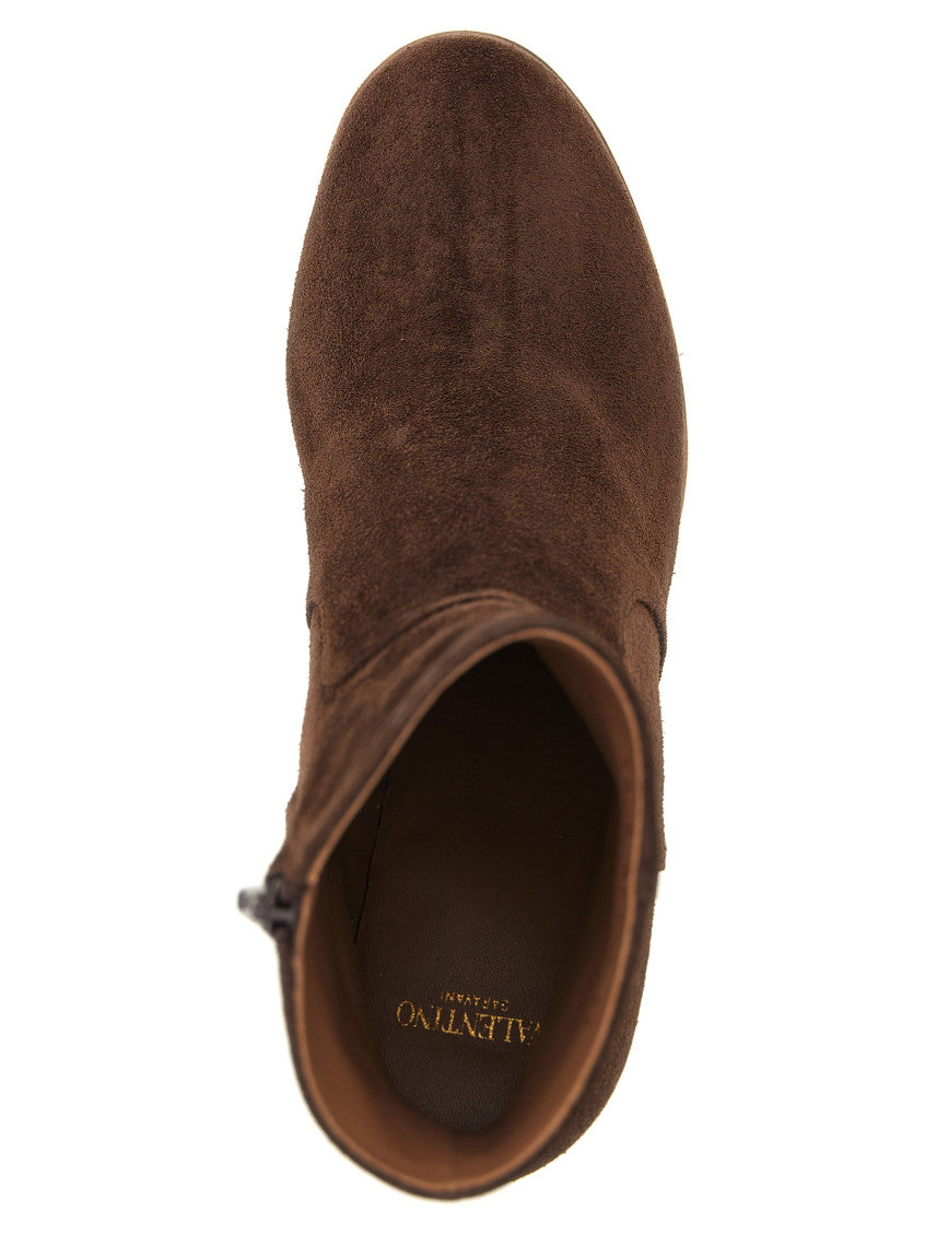 Brown Solid Fawcette Boots 4