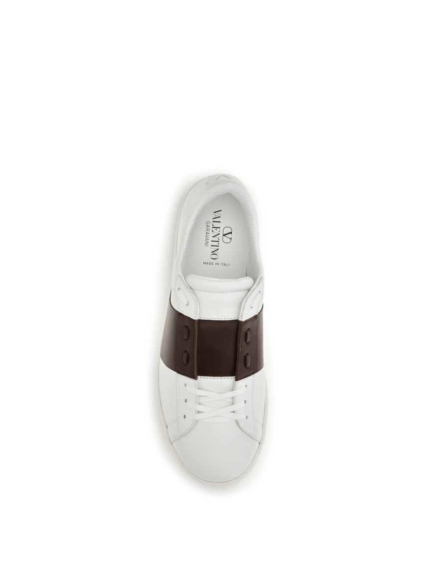 White Color Block Sneakers 4