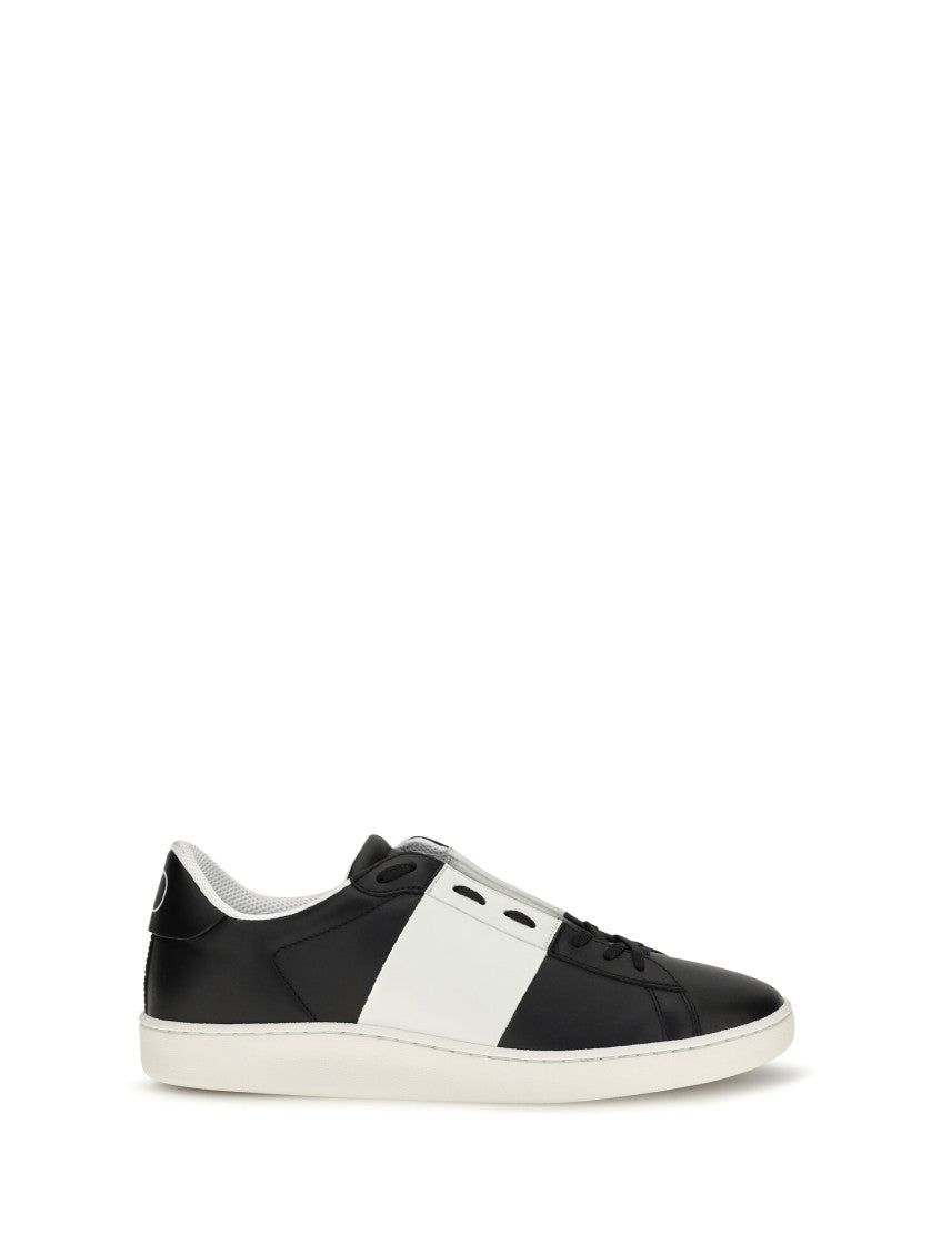 Black Color Block Sneakers 1
