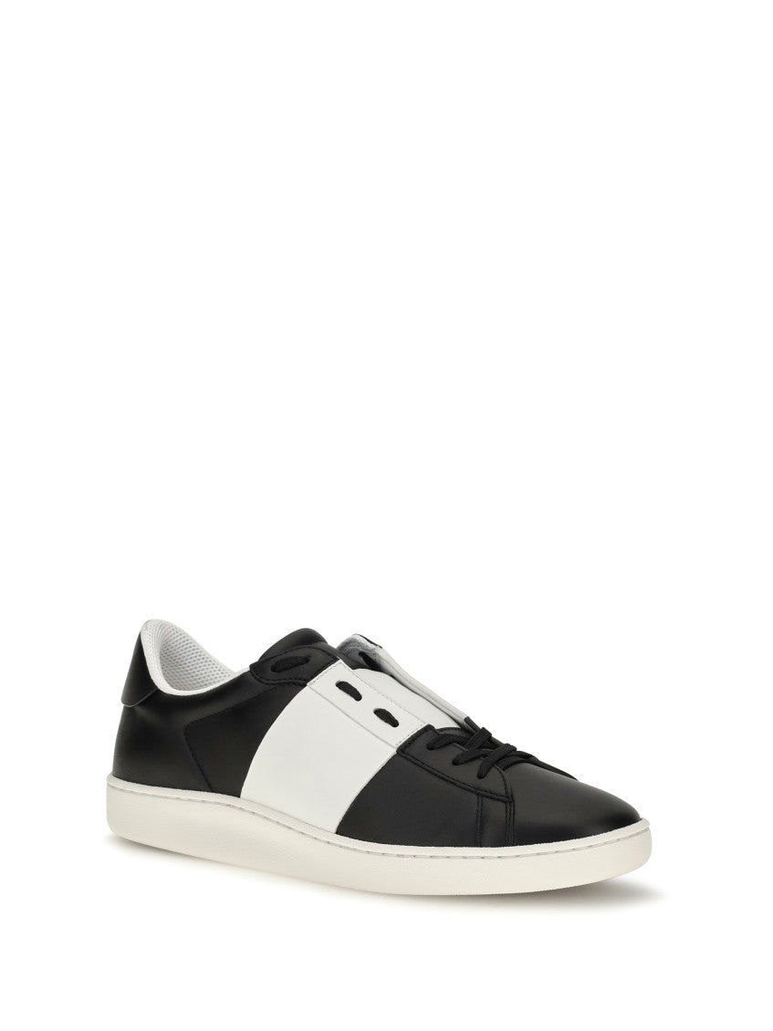 Black Color Block Sneakers 2