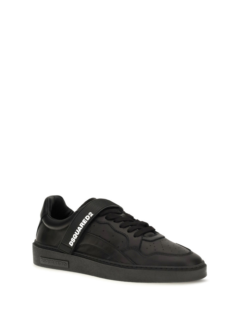 Black Leather Sneakers 2