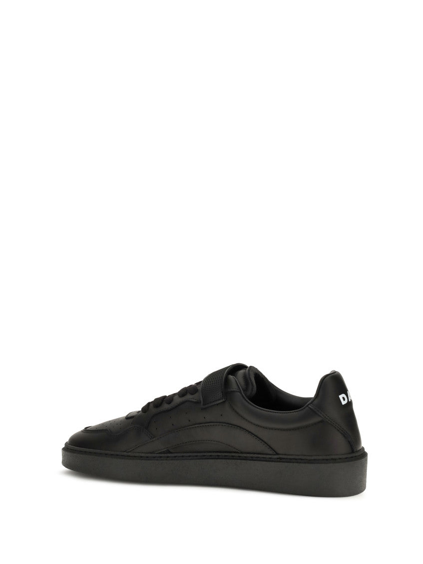 Black Leather Sneakers 3