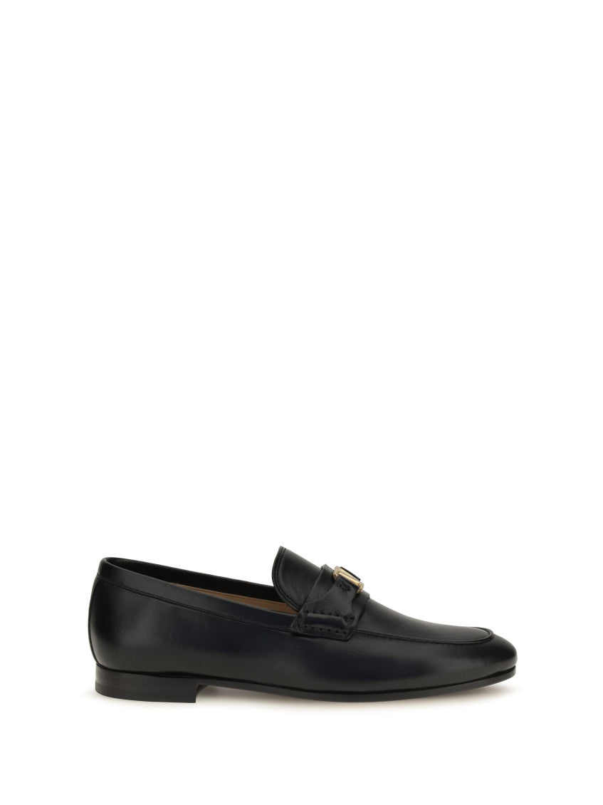 Black Logo Loafers 1